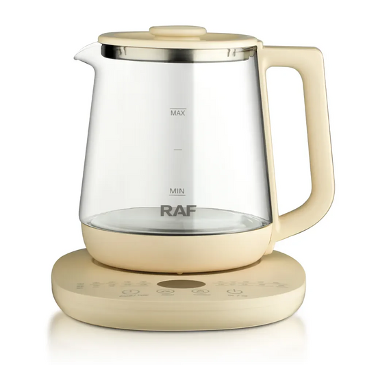 Ceainic electric fara fir, din sticla borosilicata, capacitate 1.5L, cu control automat al temperaturii, design elegant si rezistent la caldura