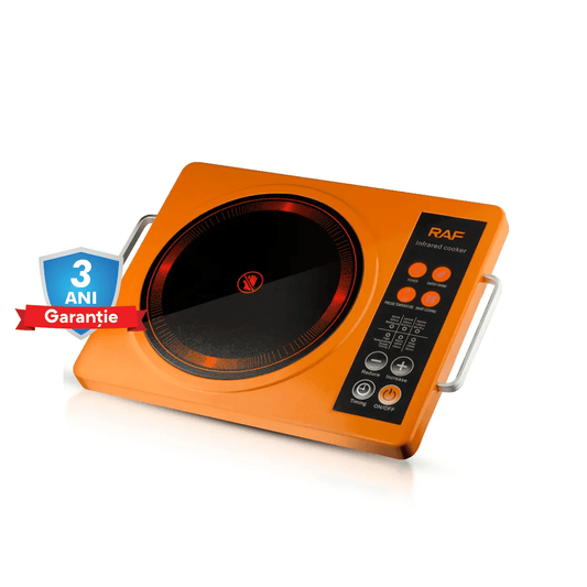 Plita electrica 3500W cu incalzire radianta infrarosu si control tactil, ideala pentru gatit rapid