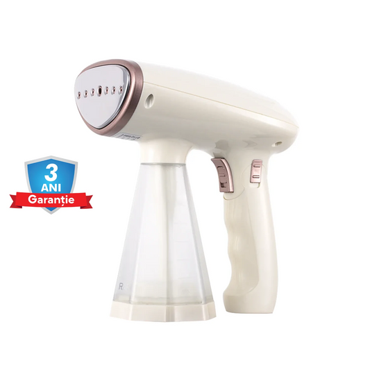 Aparat de Calcat Vertical cu Aburi RAF 1277 Portabil pentru Haine, Putere 1600W