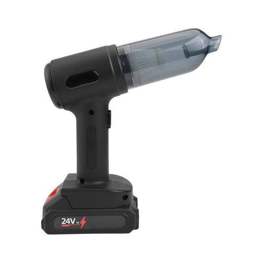 Aspirator Auto Portabil 3 in 1, Fara Perii, 2 Viteze, USB-C, Alb, Compact