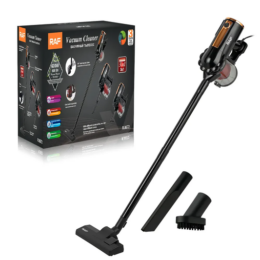 Aspirator Multifunctional 3 in 1 RAF 8672 cu Aspirator Vertical si de Mana, Putere 600W, Rezervor 500ml