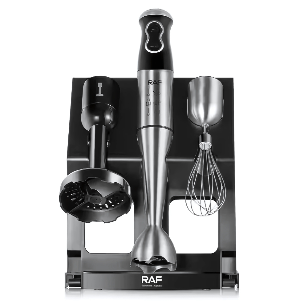 Blender Vertical 5 în 1 – 500W, 4 Lame Inox, Accesorii