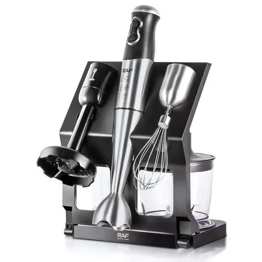 Blender Vertical 5 în 1 – 500W, 4 Lame Inox, Accesorii