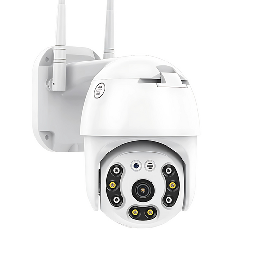 Camera Supraveghere Exterior WiFi 360° V380 Pro, Full HD, IP65, Detectie Miscarе, Vedere Nocturna, Audio Bidirectional