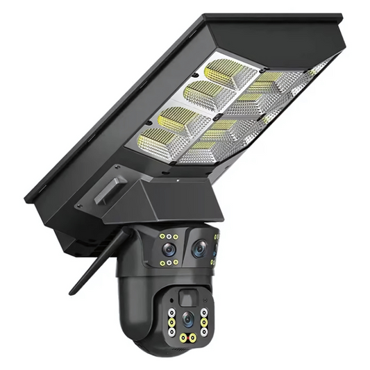 Camera supraveghere solara 4G SIM V380, 4MP, PTZ, panou solar 16W, audio, IP66, exterior