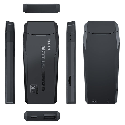 Consola Jocuri Wireless 4K cu 2 Controllere, Compatibila Smart TV prin HDMI, Memorie 64GB, Peste 10.000 Jocuri Incluse