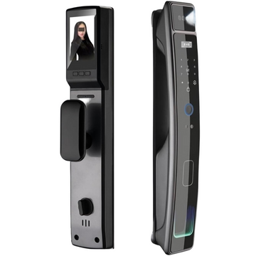 Incuietoare Smart cu Recunoastere Faciala, Amprenta, Cod PIN, Card RFID si WiFi