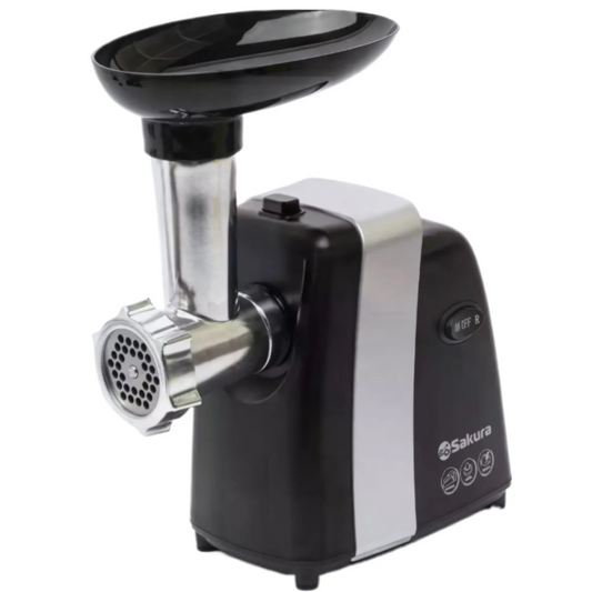 Masina de Tocat Carne Electrica Sakura SA-6434, 1600W, Inox, Reverse