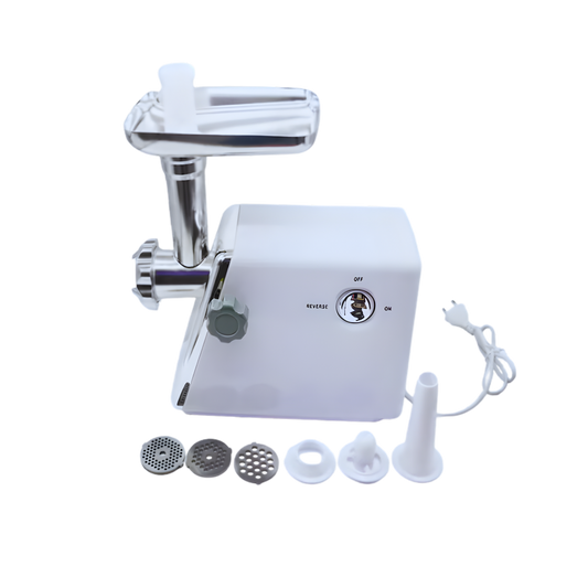 Masina Tocator Carne Electrica 2200W Inox, 40kg/h, Accesorii Carnati Kebbe