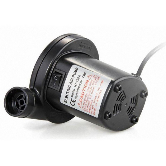 Pompa electrica de aer cu dubla functie, alimentare la priza si auto, ideala pentru saltele, piscine si echipamente gonflabile