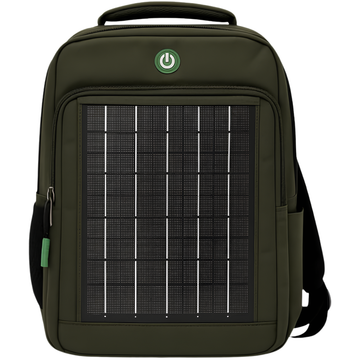 Rucsac Solar cu LED-uri, Impermeabil, USB, Vizibilitate Noapte, 30x25cm