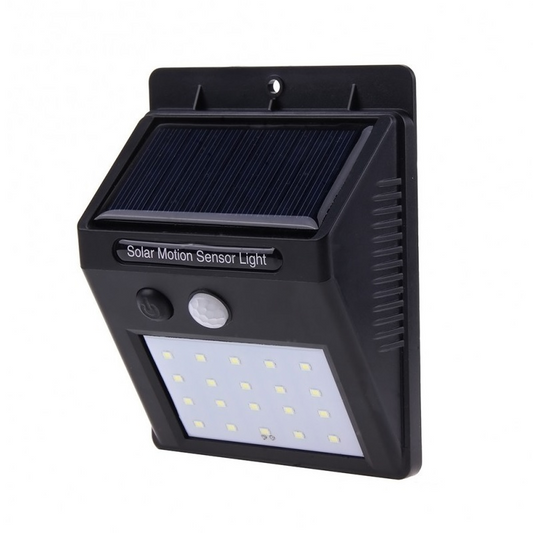 Set 3 lampi solare cu incarcare automata si senzor de miscare pentru exterior