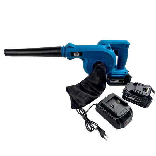 Suflanta si aspirator frunze 2 in 1, 2 acumulatori 36V 5Ah, debit aer 13.2 mc/min, sac colector inclus, functionare fara fir
