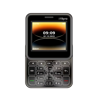 Telefon Mini Slide i19 Pro, 2.4 inch, Dual SIM, camera, FM, Bluetooth, negru