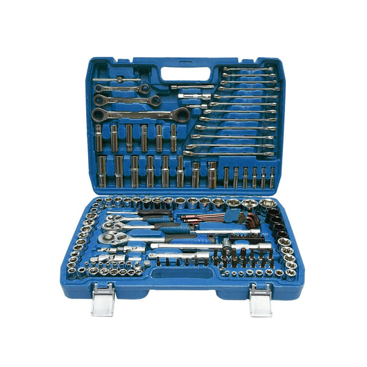 Trusa Scule Profesionala 151 Piese, Chei Clichet, Tubulare, Fixe, Torx, Imbus, Crom Vanadiu, Cu Cutie