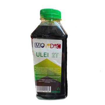 Ulei Amestec Motoare 2 Timpi, Verde MOVIDIC 500ml, Protectie Avansata