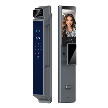 Yala Smart cu Recunoastere Faciala si Palma, Amprenta, Cod, Card, Aplicatie, Vizor 5"