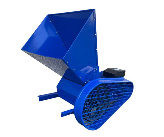Zdrobitor Fructe Electric MX522, 3Kw, 500–800Kg/Ora, Cuva Inclinata, Motor 230V, Albastru